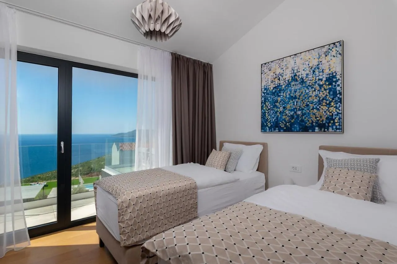 Villa Aristea With Sea View, Jacuzzi And Infinity Pool Vicani Kroatien